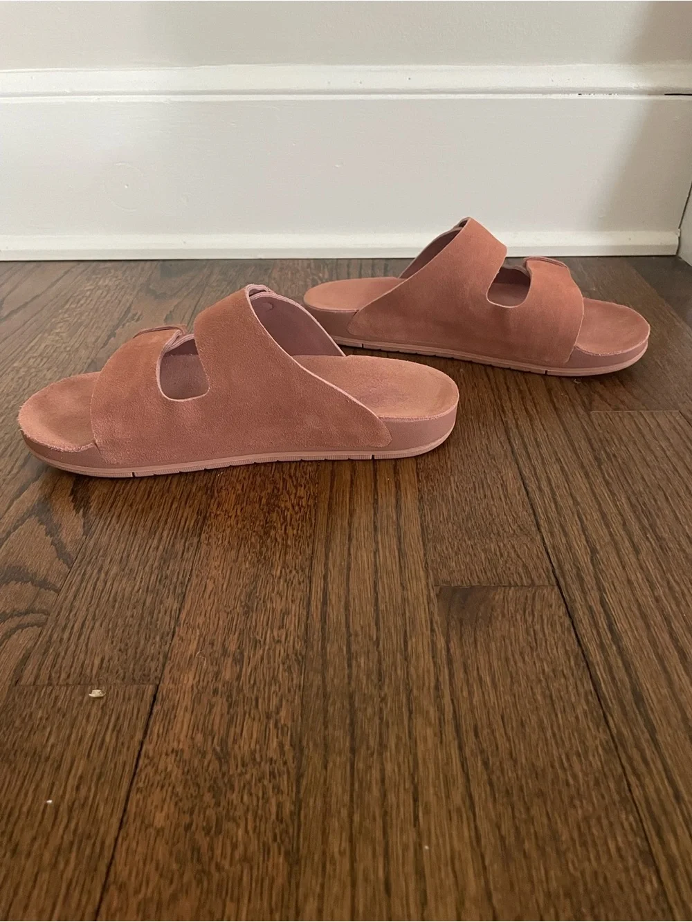 Reef Women’s Ojai Two Bar - Double Strap Slide Sandals - Dusty Pink